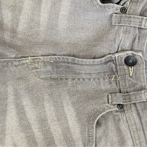 Buffalo David Bitton Light Gray Slim Straight Jeans 32/30 - Picture 9 of 13